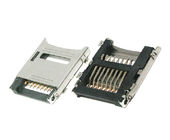손가락으로 튀김 유형 TF 마이크로 SD 카드 연결관 접촉 저항 1.8 Mm 고도 최대 100 MΩ