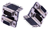2 줄 Db9 male형 커넥터, 9개의 핀 D 유형 male형 커넥터 PBT 물자