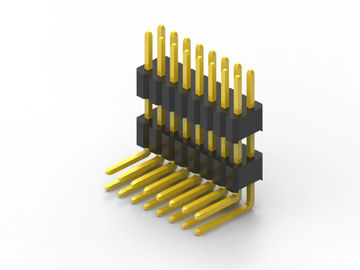 높은 온도 LCP PCB 헤더 커넥터 오른쪽 각류 등급 1.0AMP