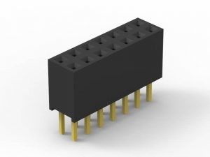 보드 투 보드 여성 헤더 커넥터 26 핀 2.00mm 피치 4.3mm 플라스틱 높이