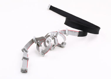 FCC 16 핀 2.54mm IDC 소켓 RoHs 재료와 평면 리본 케이블 조립