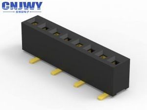 U 터미널 여자 헤더 커넥터 1.27mm 금판 핀