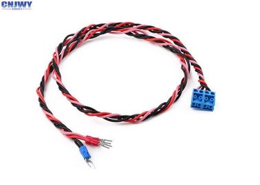 3.81mm 2 핀 터미널 블록 UL1007 18AWG 와이어를 가진 자동차 전기 케이블 조립