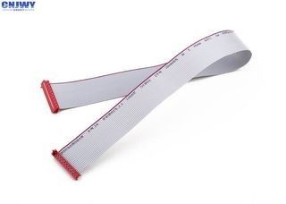 미르코 매치 커넥터와 함께 회색 평면 리본 케이블 조립 변수 길이