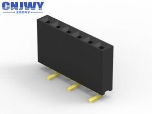 평면 핀 PCB 헤더 커넥터 2 핀에서 50 핀 2.54mm 피치 컴퓨터