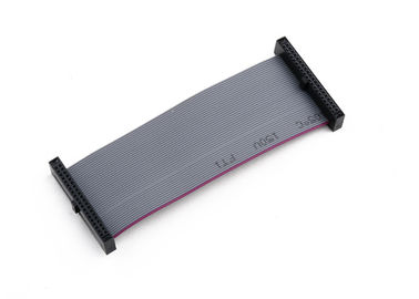 회색 2 * 07 방법 1.27mm 직사각형 커넥터와 평면 리본 케이블 조립