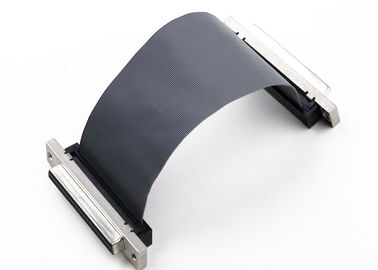 SCSI 여성 1.27mm 피치 리본 케이블, 보호 34 핀 평면 리본 케이블