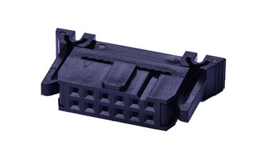2.54MM 피치 IDC 소켓 여자의 연결 장치 나비 갈고리 PBT 단열