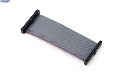 회색 2 * 07 방법 1.27mm 직사각형 커넥터와 평면 리본 케이블 조립