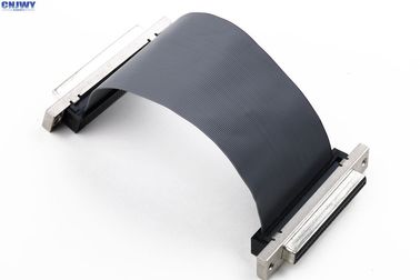 SCSI 여성 1.27mm 피치 리본 케이블, 보호 34 핀 평면 리본 케이블