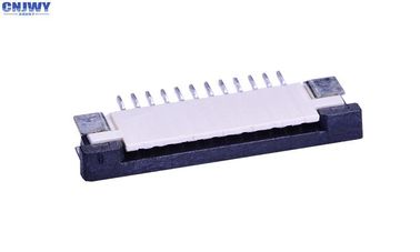 수평 FPC 케이블 커넥터 1mm 피치 높이 2.46 MM 베이지 틴 플래팅