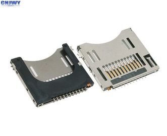 자체 로딩 11 PIN 마이크로 SD 카드 커넥터 5000 사이클 장수