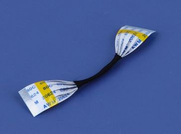 방패 0.5mm 피치 FFC 리본 케이블 50 가지 방법 5 줄 분할 전압 500V를 견딜 수 있습니다