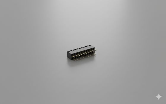 2x20P 암형 헤더 커넥터 2.54mm 피치 금도금 250V