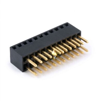 1.00mm 피치 단일 행 직각 암 헤더 커넥터 수평 PCB 마운트 소켓