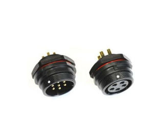 전기 나일론 어셈블리 터미널 블록 커넥터, 15 AMP 원형 2 핀 케이블 플러그 커넥터