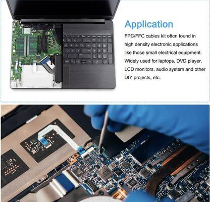 고도의 유연성과 정밀 피치 기능을 갖춘 내구성있는 FFC 케이블 조립 장치