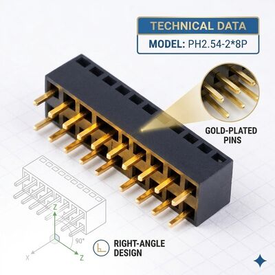 1.27mm 피치 단일 행 SMT 암 헤더 커넥터 로우 프로파일 테이프 릴 PCB 소켓